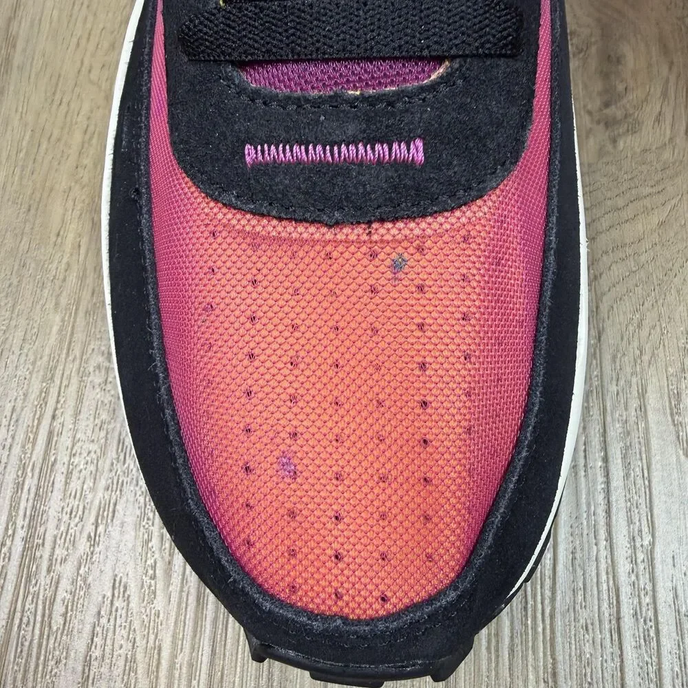 Nike Waffle One Shoes Mens Size 12 Pink Orange Yellow Mesh DA7995-600 Sneakers